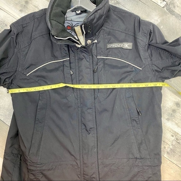Spyder X5Cap G11 Black Ski Snowboard Shell jacket size M/L - Picture 10 of 16